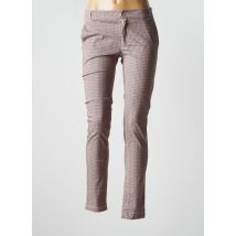 AKELA KEY - Pantalon slim orange en coton - Femme - Taille 36 - Modz