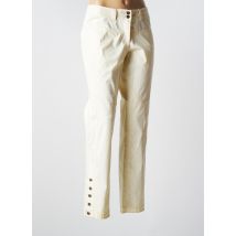 CLAUDIA GIL - Pantalon droit jaune en coton - Femme - Taille 42 - Modz