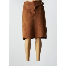 2026 - Jupe mi-longue marron en polyester - Femme - Taille 38 - Modz