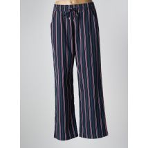SHARE - Pantalon droit bleu en polyester - Femme - Taille 36 - Modz