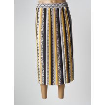 COPENHAGEN - Jupe mi-longue jaune en polyester - Femme - Taille 36 - Modz