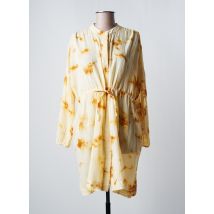 MAISON HOTEL - Robe mi-longue jaune en coton - Femme - Taille 38 - Modz