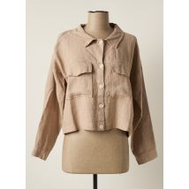 MUS & BOMBON - Chemisier beige en lin - Femme - Taille 34 - Modz