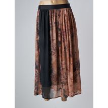 LE PETIT BAIGNEUR - Jupe longue orange en polyester - Femme - Taille 34 - Modz