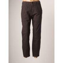 LEON & HARPER - Pantalon slim marron en coton pour femme - Taille 40 - Modz