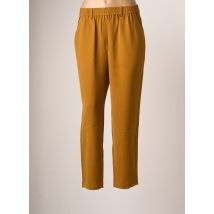 SECOND FEMALE - Pantalon chino jaune en polyester pour femme - Taille 36 - Modz