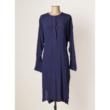 POMANDERE - Robe mi-longue bleu en viscose - Femme - Taille 36 - Modz