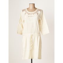 JOLIE JOLIE PAR PETITE MENDIGOTE - Robe mi-longue beige en coton - Femme - Taille 38 - Modz
