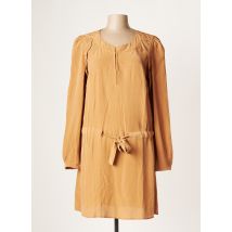 ATHÉ - Robe mi-longue marron en soie - Femme - Taille 42 - Modz