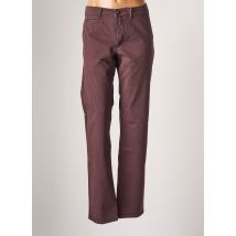 DELAHAYE - Pantalon chino violet en coton - Homme - Taille 44 - Modz