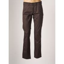DELAHAYE - Pantalon chino marron en coton - Homme - Taille 46 - Modz