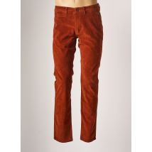 DELAHAYE - Pantalon chino marron en coton - Homme - Taille 46 - Modz