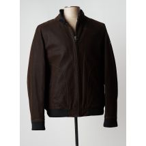 DELAHAYE - Blouson marron en viscose - Homme - Taille S - Modz