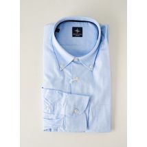 BLUSALINA - Chemise manches longues bleu en coton - Homme - Taille S - Modz