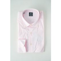 BLUSALINA - Chemise manches longues rose en coton pour homme - Taille M - Modz