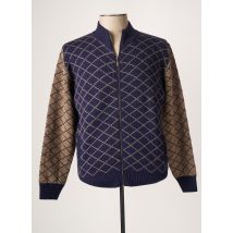 BERAC - Gilet manches longues bleu en acrylique - Femme - Taille 44 - Modz