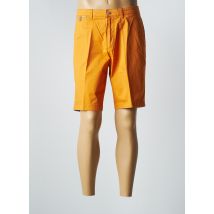BUGATTI - Bermuda orange en coton - Homme - Taille 50 - Modz