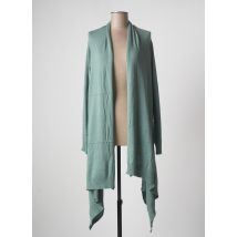 STEFAN GREEN - Gilet manches longues vert en coton pour femme - Taille 38 - Modz