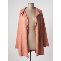 STEFAN GREEN - Gilet manches longues rose en coton pour femme - Taille 36 - Modz