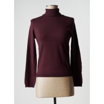 STEFAN GREEN - Pull col roulé rouge en viscose pour femme - Taille 36 - Modz