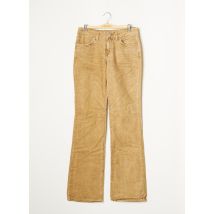 TEENFLO - Pantalon droit beige en coton pour femme - Taille W32 - Modz
