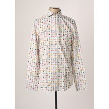 FELLOWS UNITED - Chemise manches longues blanc en coton - Homme - Taille S - Modz