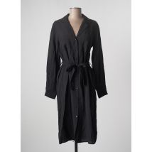 OBJECT - Robe mi-longue noir en viscose - Femme - Taille 36 - Modz