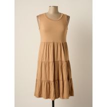 PINK BLACK - Robe mi-longue blanc en viscose - Femme - Taille TU - Modz