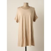 LAMIAR - Robe courte beige en viscose - Femme - Taille TU - Modz