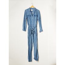 LA PETITE ETOILE - Combi-pantalon bleu en tencel - Femme - Taille 40 - Modz