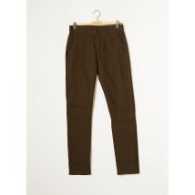 Y.TWO - Pantalon chino vert en coton - Homme - Taille W28 - Modz