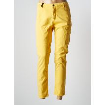 TEDDY SMITH - Pantalon chino jaune en lyocell - Femme - Taille 40 - Modz
