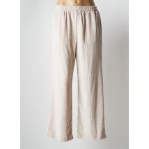 GRACE & MILA - Pantalon droit beige en polyester pour femme - Taille TU - Modz