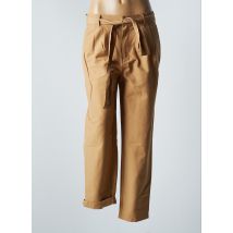 OBJECT - Pantalon chino beige en coton - Femme - Taille 38 - Modz
