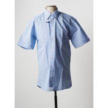 BEN GREEN - Chemise manches courtes bleu en coton - Homme - Taille M - Modz