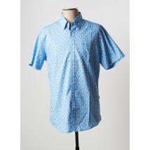MEN OF ALL NATION - Chemise manches courtes bleu en coton - Homme - Taille M - Modz