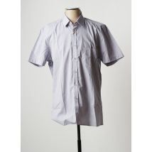 JUPITER - Chemise manches courtes violet en coton - Homme - Taille M - Modz