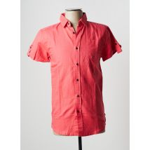 CBK - Chemise manches courtes rose en lin - Homme - Taille S - Modz