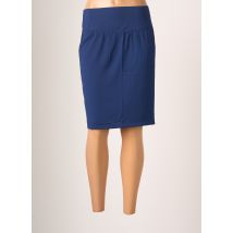 FELINO - Jupe mi-longue bleu en polyester - Femme - Taille 40 - Modz