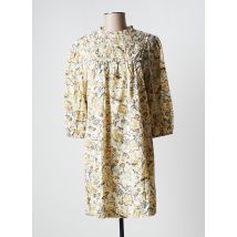 GRACE & MILA - Robe courte beige en coton pour femme - Taille 40 - Modz