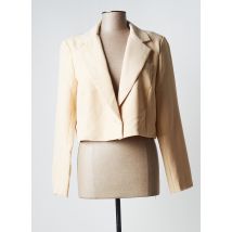 ATTENTIF - Blazer beige en polyester - Femme - Taille 42 - Modz