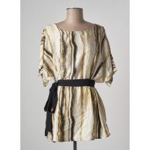 SKATÏE - Tunique manches courtes beige en polyester - Femme - Taille 38 - Modz