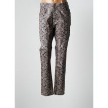 KAROSTAR - Pantalon slim gris en coton - Femme - Taille 48 - Modz