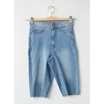 NOISY MAY - Bermuda bleu en coton - Femme - Taille 36 - Modz