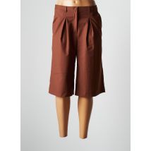 LES ACOLYTES - Bermuda marron en polyester - Femme - Taille 38 - Modz