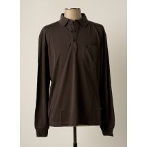 HAJO - Polo marron en coton pour homme - Taille L - Modz