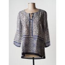 BARBARA LEBEK - Blouse bleu en coton - Femme - Taille 40 - Modz