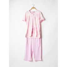 HAJO - Pyjashort rose en coton - Femme - Taille 46 - Modz