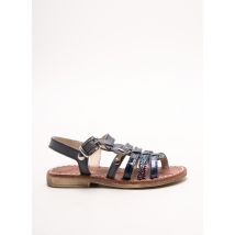 ACHILE - Spartiates bleu en cuir - Fille - Taille 24 - Modz
