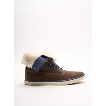 TIMBERLAND - Baskets marron en cuir - Garçon - Taille 37 - Modz